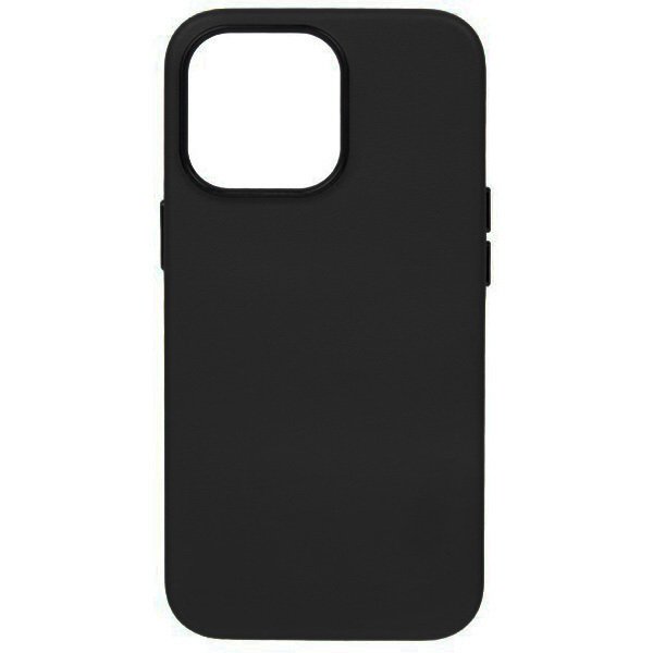 Чехол-накладка K-DOO Noble Collection MagSafe кожаный, чёрный (iPhone 14 Plus)