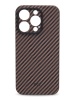 Kevlar Case SKY for iPhone 15 Pro Max черно-коричневое плетение