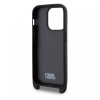Чехол-накладка Karl Lagerfeld Crossbody Card PU Saffiano Autogr Black (iPhone 15 Pro)