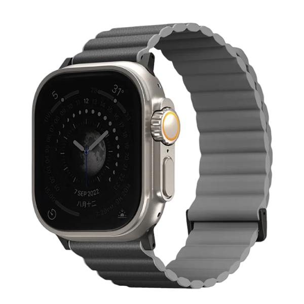 Ремешок Apple Watch 42-49mm UNIQ Revix Leather Silicone Strap