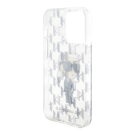Чехол-накладка Karl Lagerfeld Monogram NFT Karl Ikon Transp (iPhone 15 Pro)