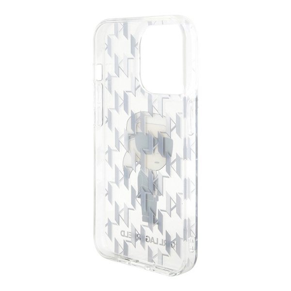 Чехол-накладка Karl Lagerfeld Monogram NFT Karl Ikon Transp (iPhone 15 Pro)