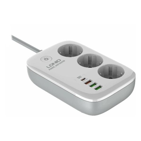Умный сетевой удлинитель LDNIO SEW3452 с Wi-Fi, белый