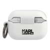 Чехол для AirPods Pro Lagerfeld Silicone case with ring Karl White