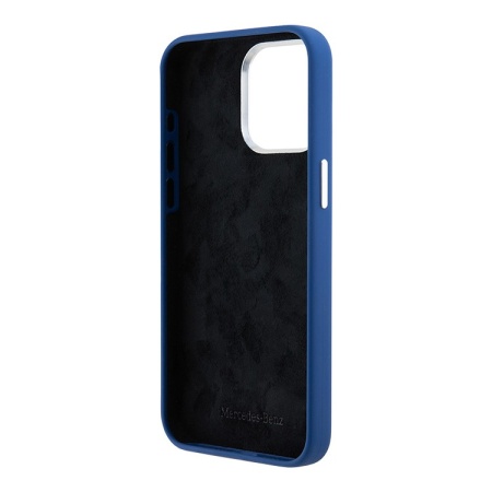 Чехол-накладка Mercedes (Magsafe) Blue (iPhone 15 Pro Max)