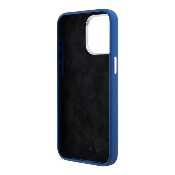 Чехол-накладка Mercedes (Magsafe) Blue (iPhone 15 Pro Max)