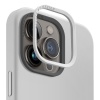 Чехол-накладка UNIQ LINO Chalk Grey Magsafe (iPhone 15 Pro)