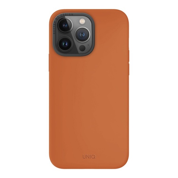 Чехол-накладка UNIQ LINO Mag Orange (iPhone 15 Pro)