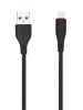 Кабель USB Keephone DC23012 Lighting Silicon black