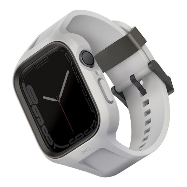 Ремешок Apple Watch 42-49mm UNIQ Monos 2in1 case+strapGrey
