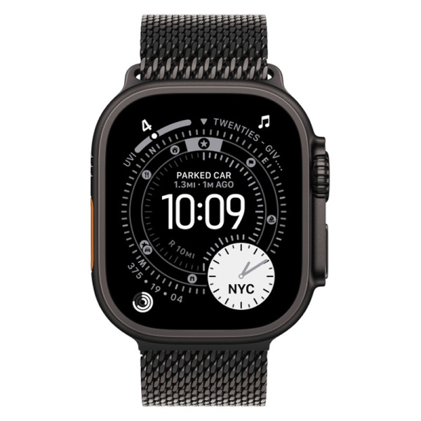 Apple Watch Ultra 3 (2025) 49mm Black Titanium Milanese Loop Black