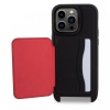 Чехол-накладка Karl Lagerfeld Crossbody Card PU Saffiano Autogr Black (iPhone 15 Pro)