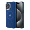 Чехол-накладка Mercedes (Magsafe) Blue (iPhone 15 Pro Max)