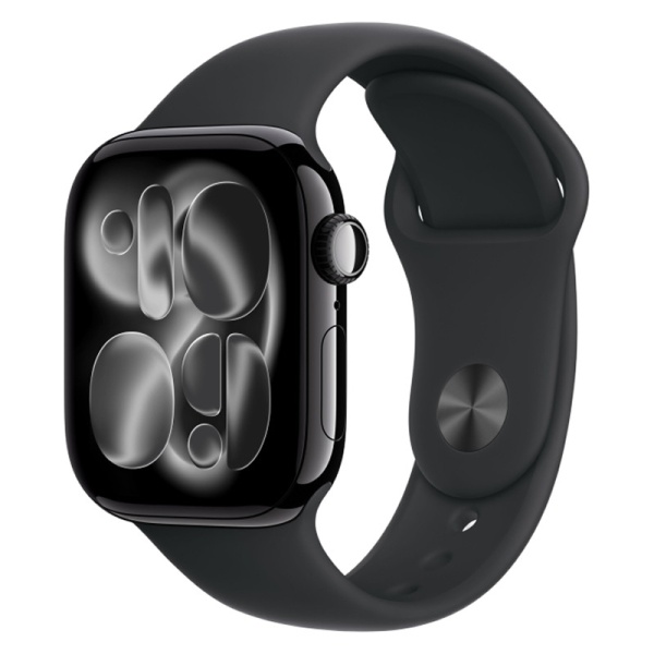 Apple Watch Series 11 42 mm Jet Black Aluminium Black Sport Band