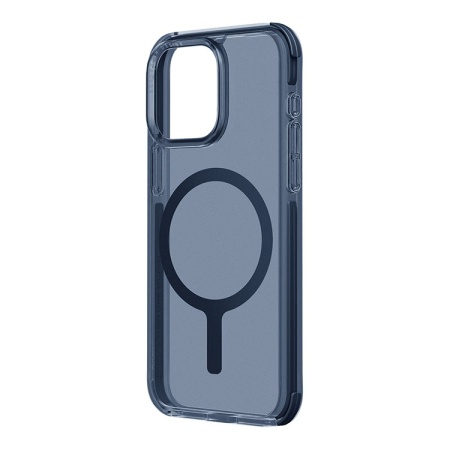 Чехол-накладка UNIQ Combat AF Mag Smoke Blue (iPhone 15 Pro)