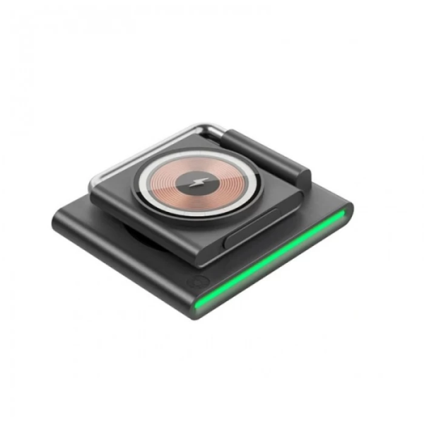 Зарядная станция Wiwu Geek 3 in 1 Wireless charger 15W Wi-W023 grey