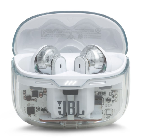 Наушники JBL Tune Beam Ghost Edition, белый