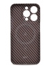 Kevlar Case SKY for iPhone 15 Pro Max черно-коричневое плетение