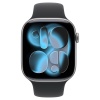 Apple Watch Series 11 42 mm Space Gray Aluminium Black Sport Band